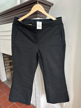 J. Crew Black Pants Size 12P NEW